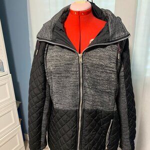 Black/Grey Winter Coat
